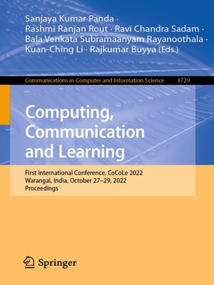 cover image of Computing, Communication and Learning